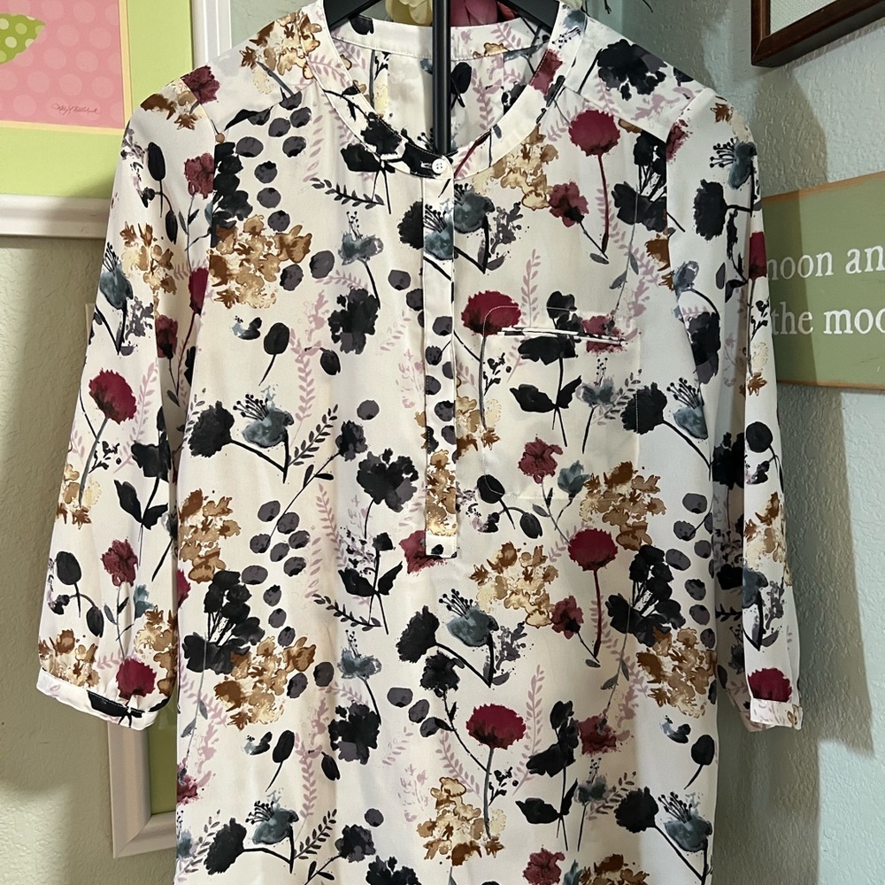 NYDJ Floral Print Blouse - Multicolor